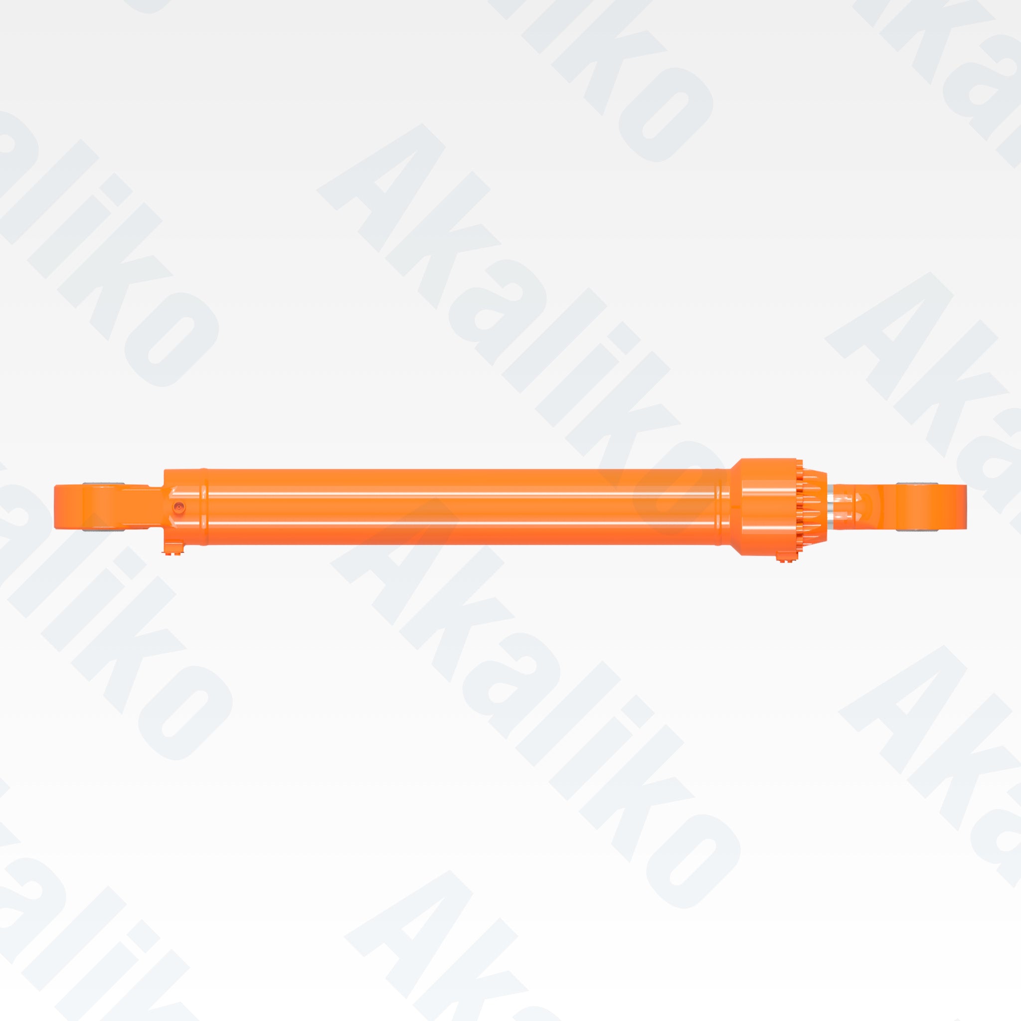 Top view of replacement arm hydraulic cylinder for Hitachi EX3600-6 excavator, OEM part number 4484270