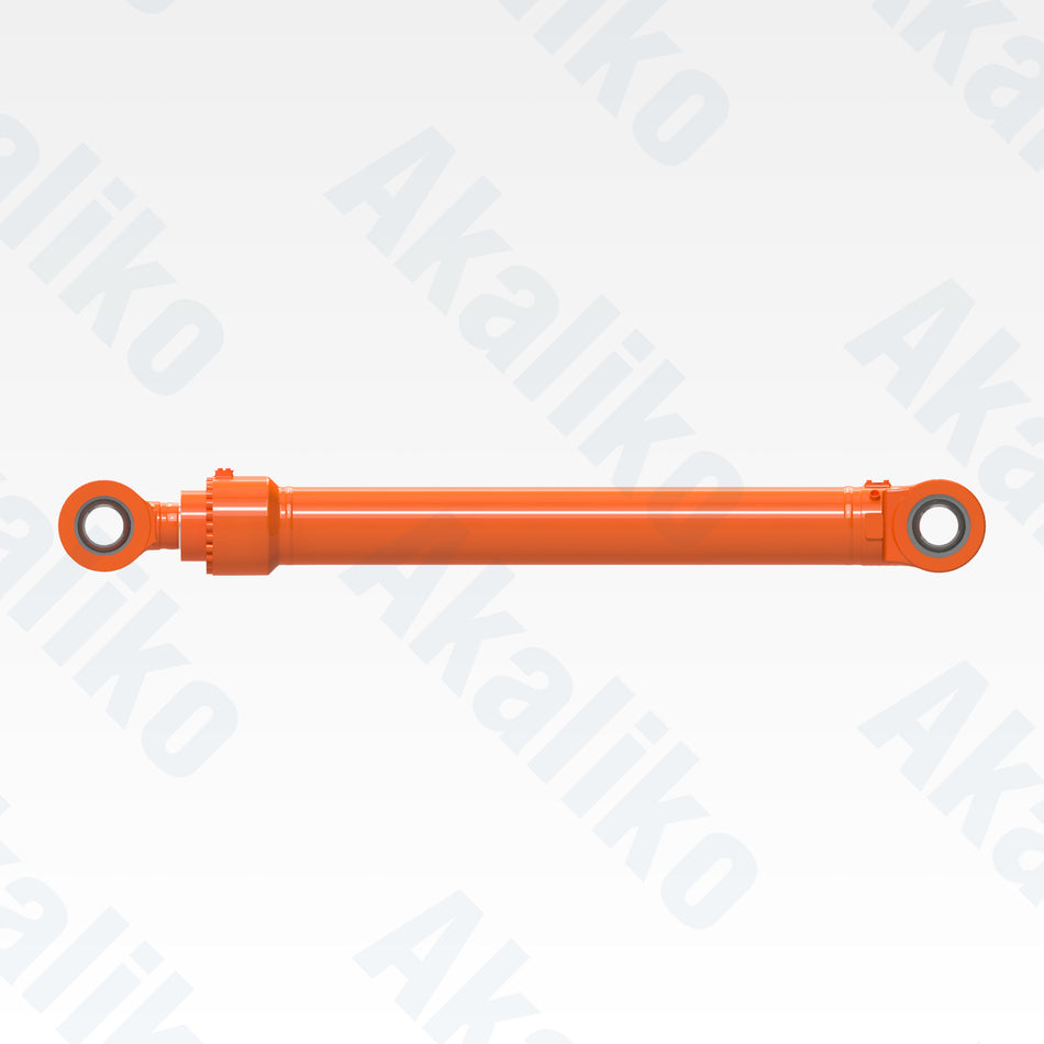 Side view of replacement boom hydraulic cylinder for Hitachi EX3600-6 excavator, OEM part number 4484266