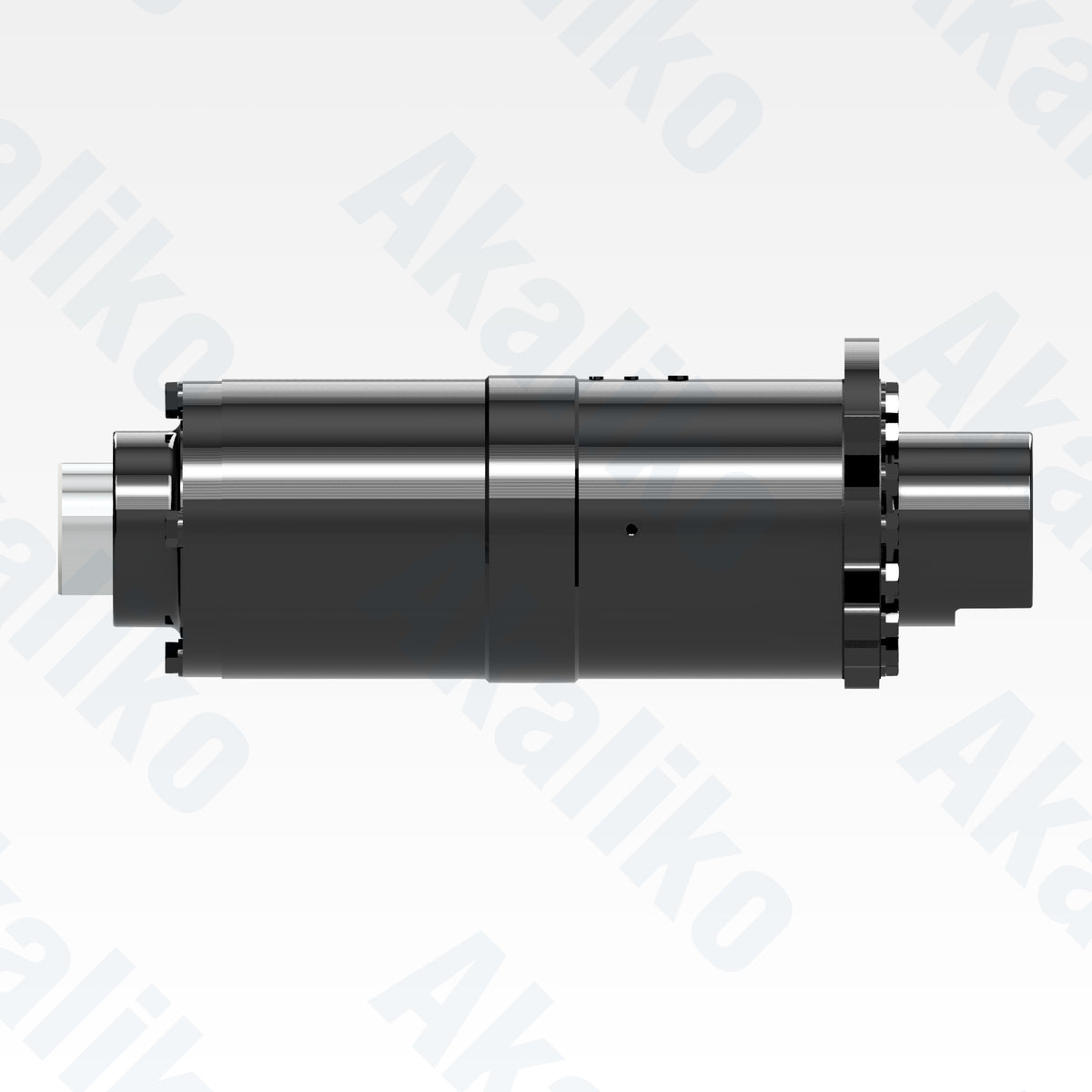 Side view of replacement track adjuster hydraulic cylinder for Hitachi EX3600-6 excavator, OEM part number 9230797