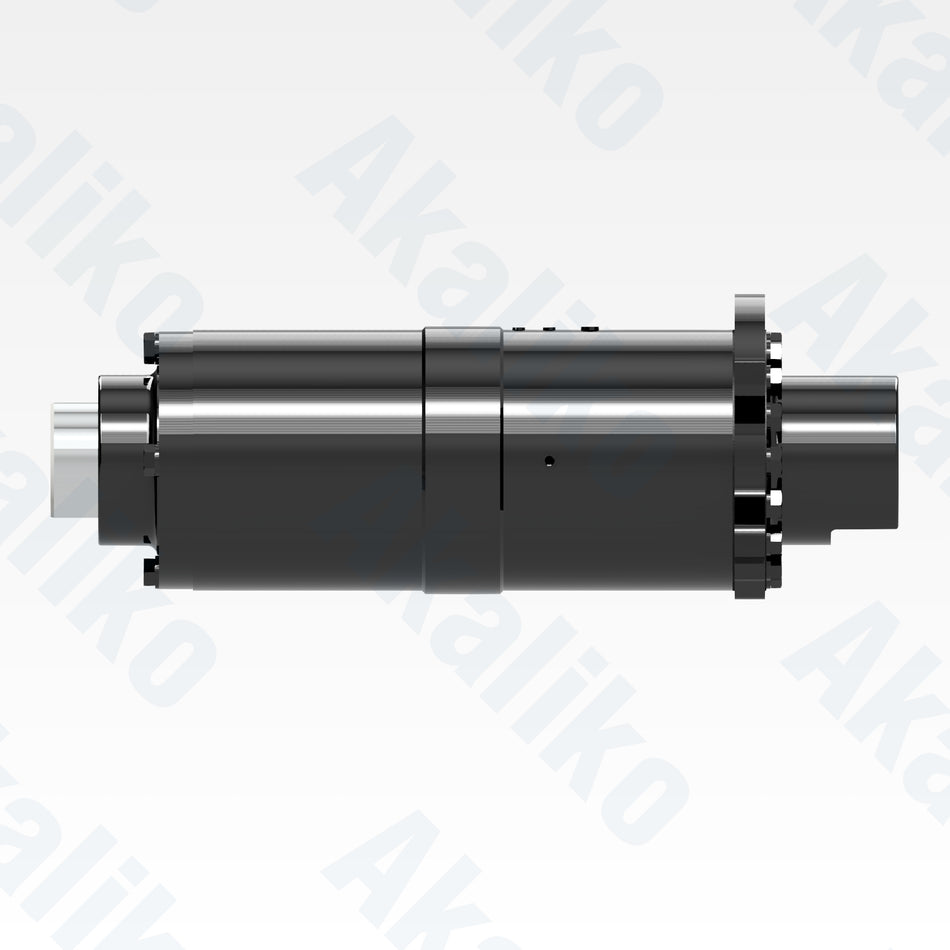 Side view of replacement track adjuster hydraulic cylinder for Hitachi EX3600-6 excavator, OEM part number 9230797