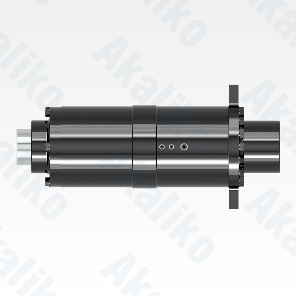 Top view of replacement track adjuster hydraulic cylinder for Hitachi EX3600-6 excavator, OEM part number 9230797