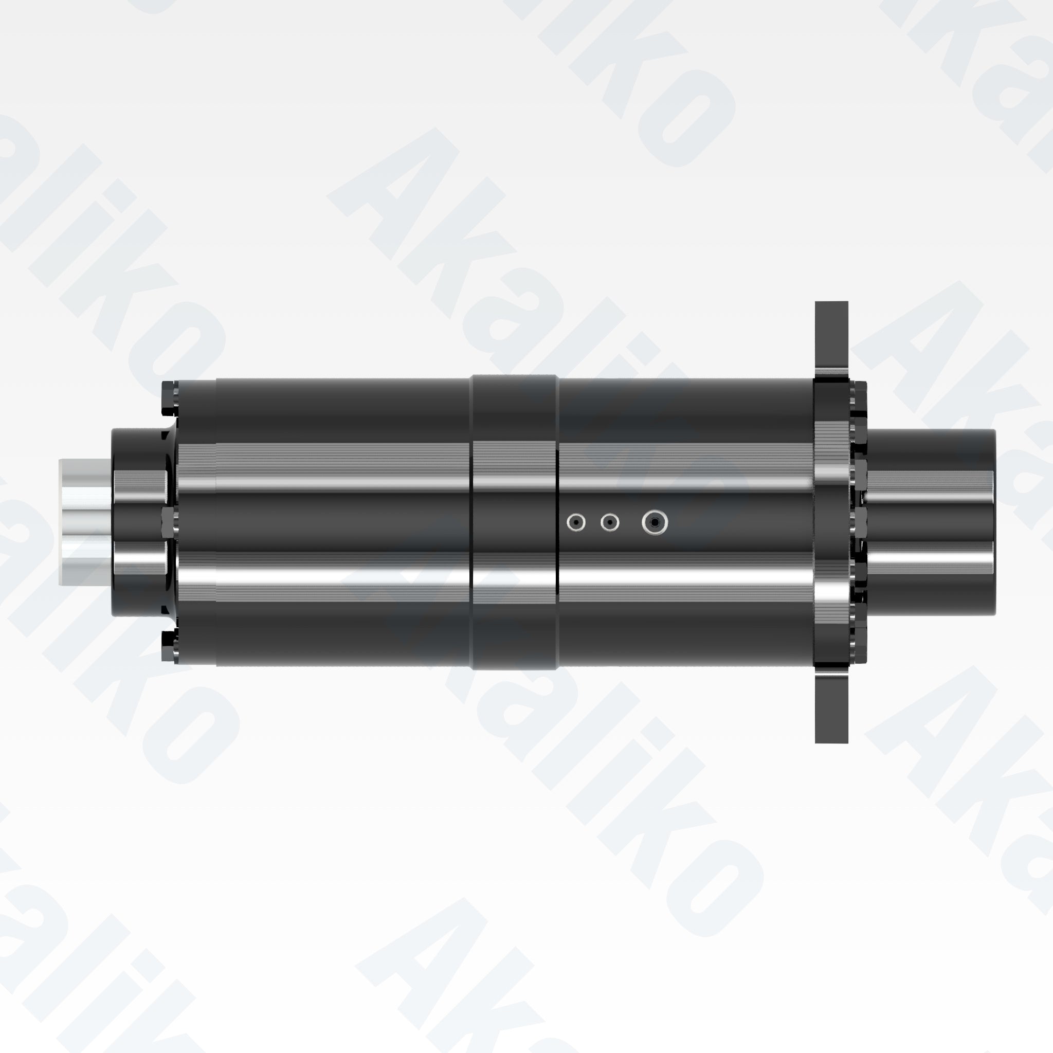 Top view of replacement track adjuster hydraulic cylinder for Hitachi EX3600-6 excavator, OEM part number 9230797