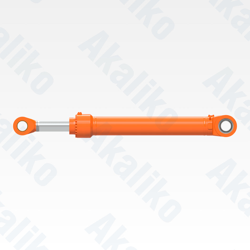 Side view of replacement boom hydraulic cylinder for Hitachi EX3600-6LD excavator, OEM part number 4433371