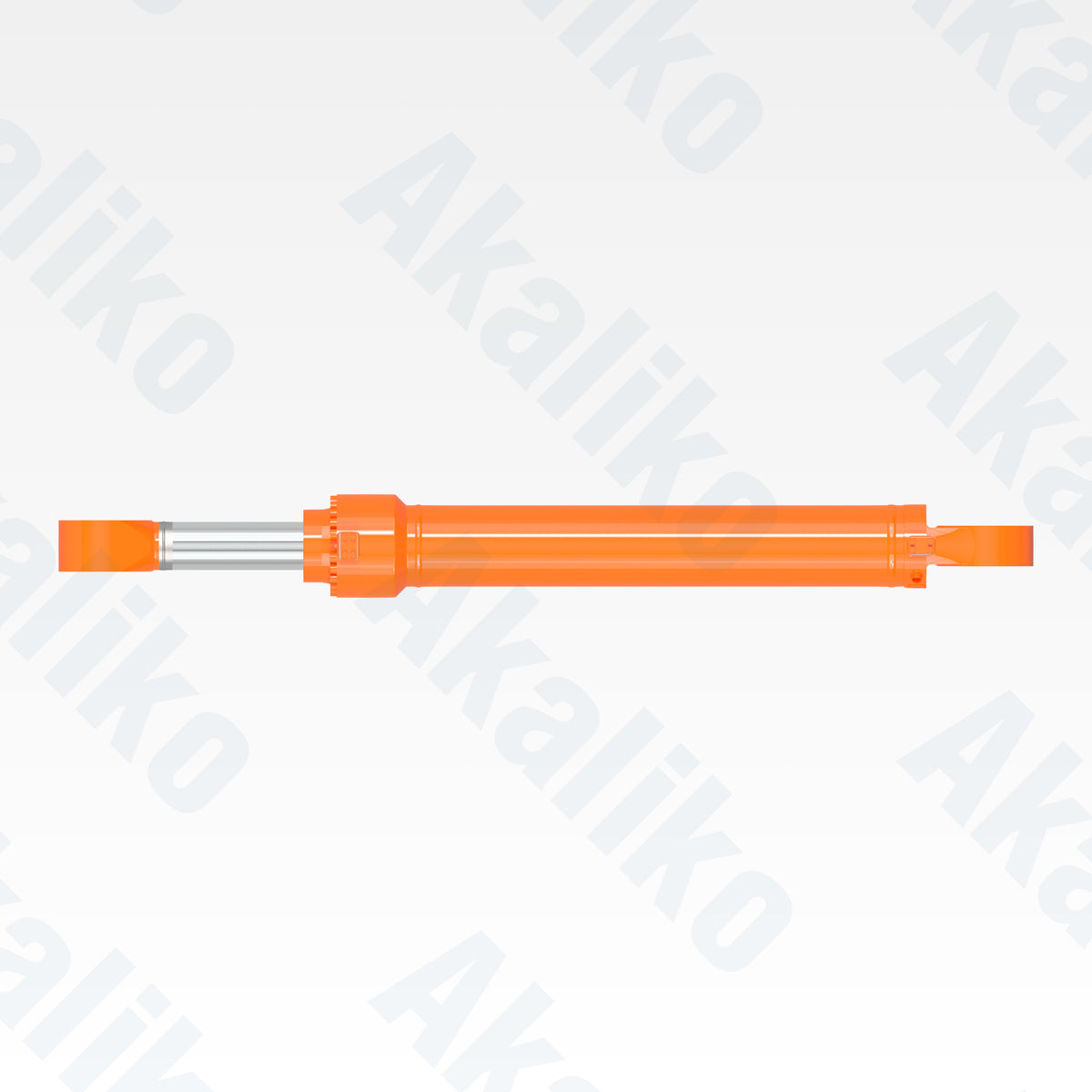 Top view of replacement boom hydraulic cylinder for Hitachi EX3600-6LD excavator, OEM part number 4433371