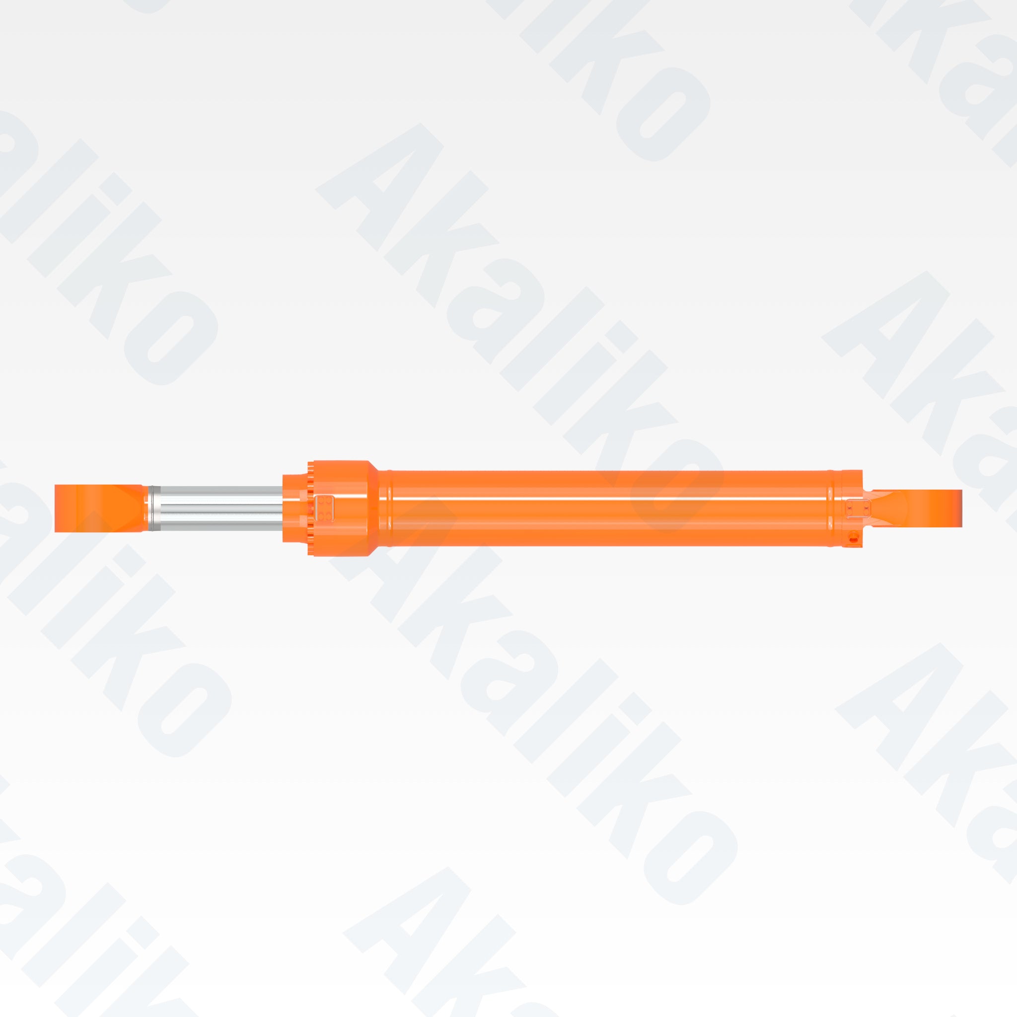 Top view of replacement boom hydraulic cylinder for Hitachi EX3600-6LD excavator, OEM part number 4433371