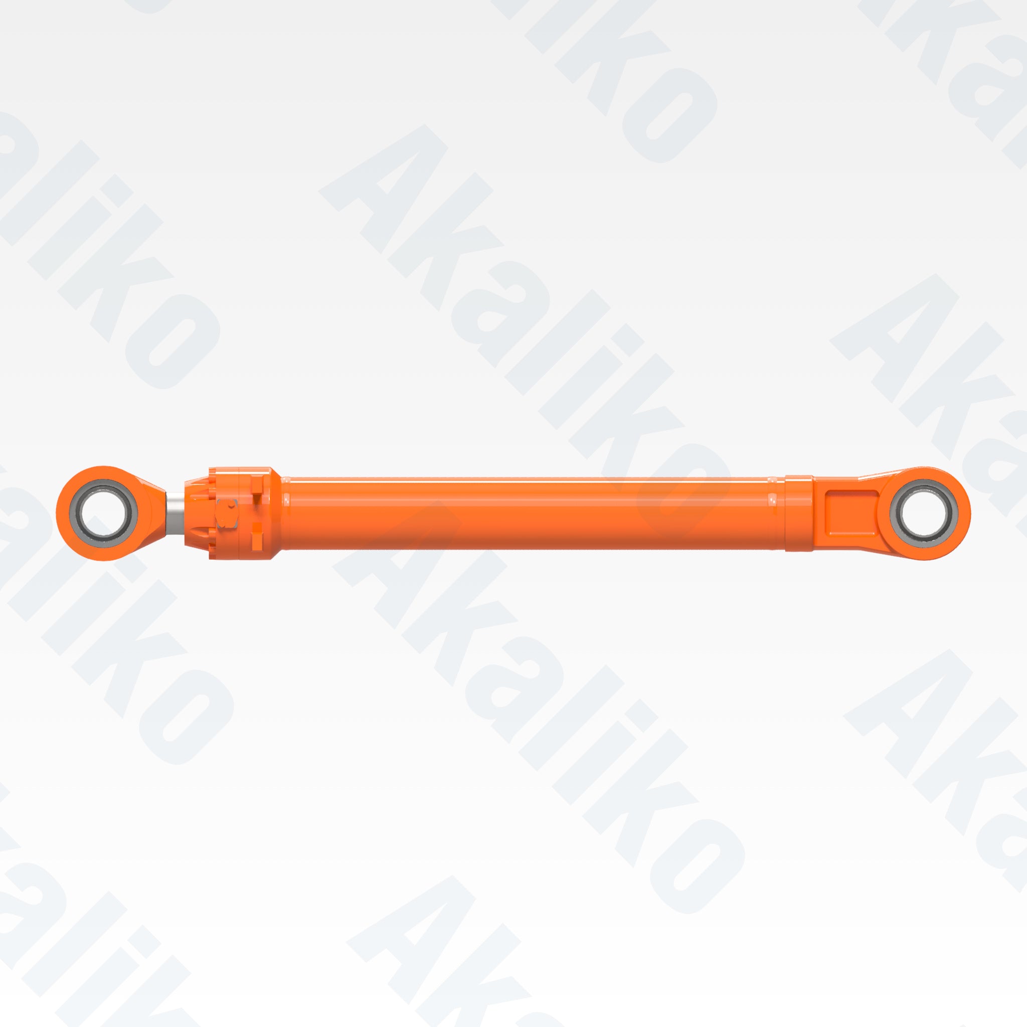 Side view of replacement bucket hydraulic cylinder for Hitachi EX3600-6LD excavator, OEM part number 4619952/4619953