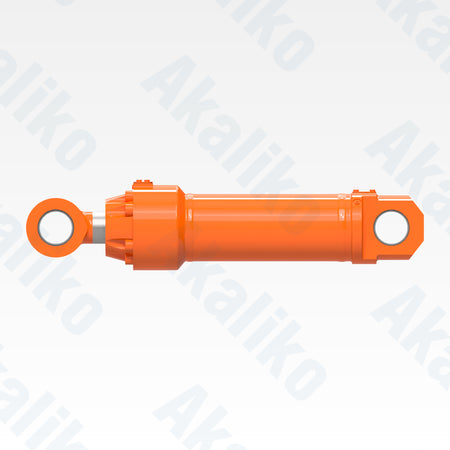 Side view of replacement dump hydraulic cylinder for Hitachi EX3600-6LD excavator, OEM part number 4483339