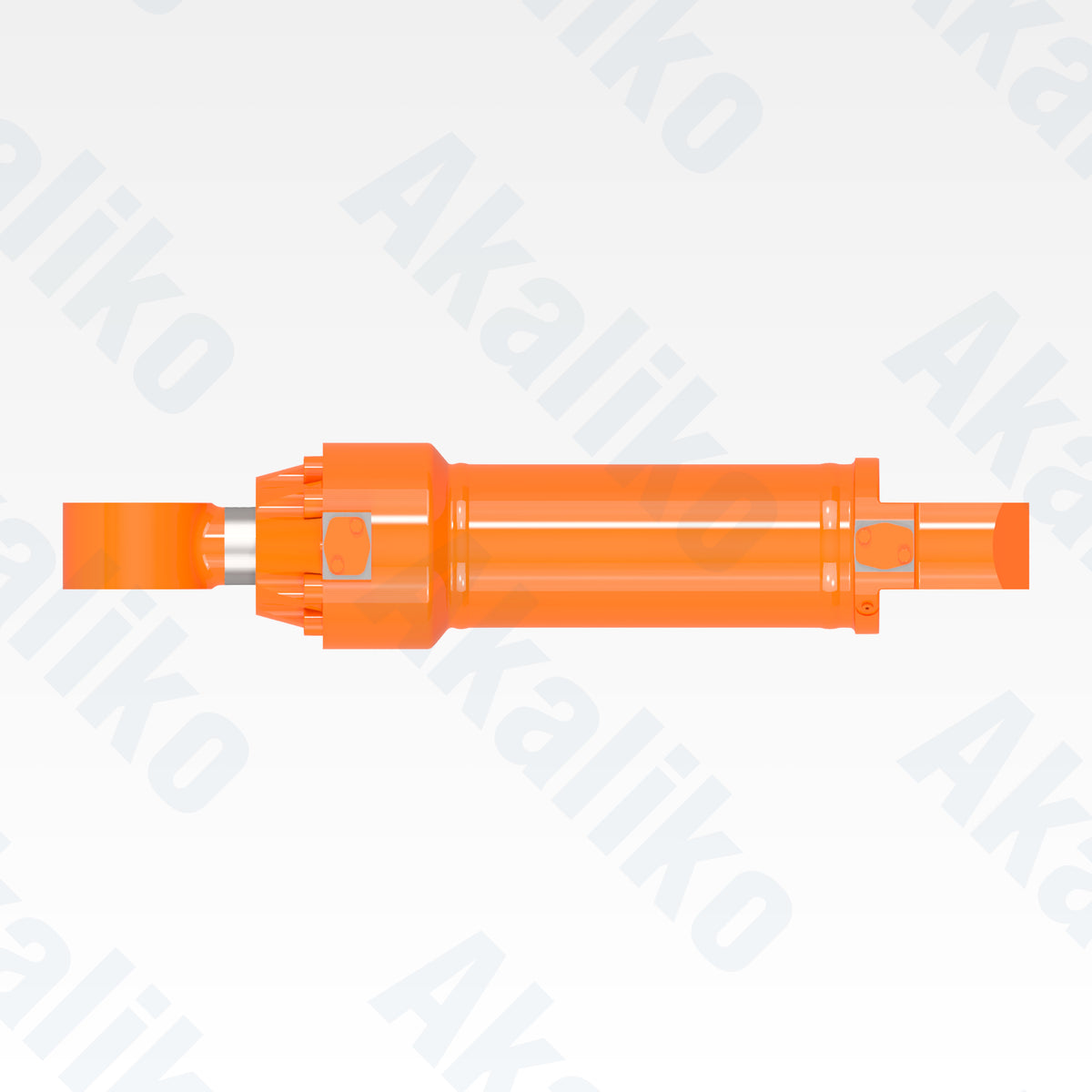 Top view of replacement dump hydraulic cylinder for Hitachi EX3600-6LD excavator, OEM part number 4483339