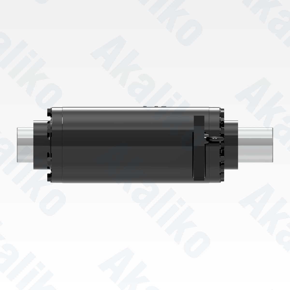 Side view of replacement track adjuster hydraulic cylinder for Hitachi EX5600-6LD excavator, OEM part number 9230798