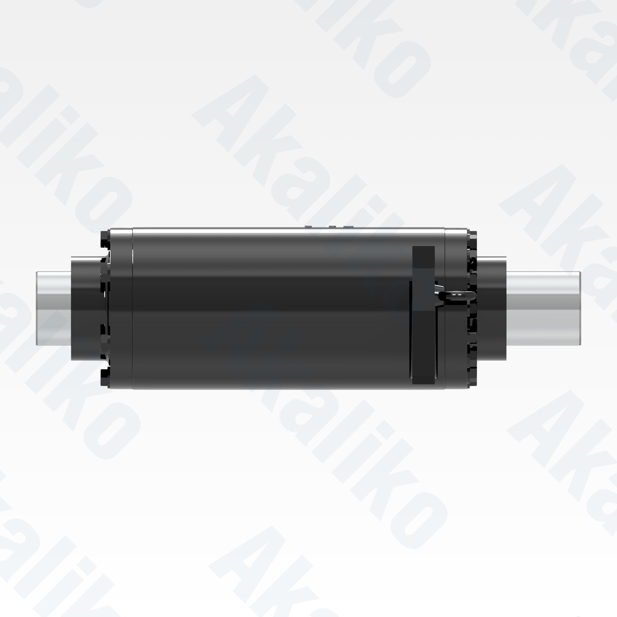 Side view of replacement track adjuster hydraulic cylinder for Hitachi EX5600-6LD excavator, OEM part number 9230798