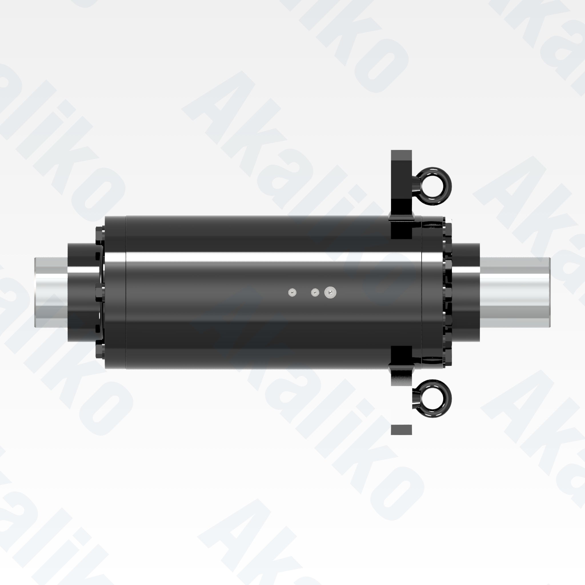 Top view of replacement track adjuster hydraulic cylinder for Hitachi EX5600-6LD excavator, OEM part number 9230798