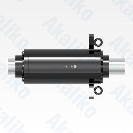Top view of replacement track adjuster hydraulic cylinder for Hitachi EX5600-6LD excavator, OEM part number 9230798