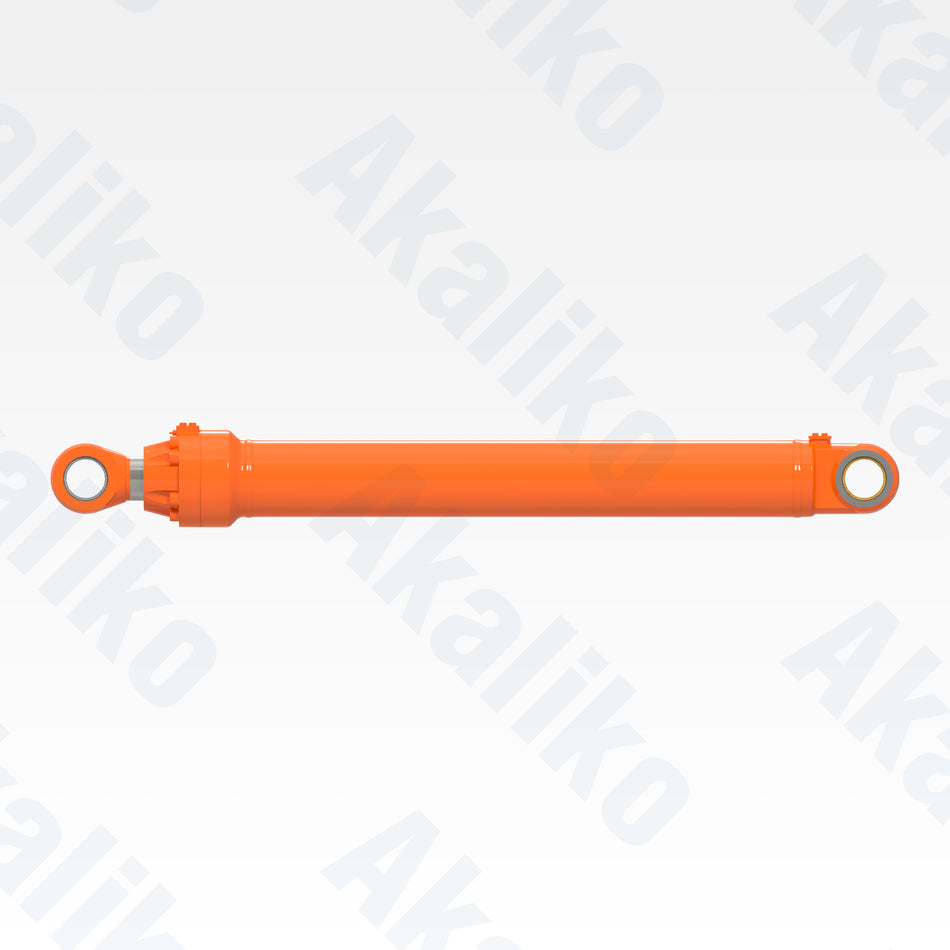 Side view of replacement boom hydraulic cylinder for Hitachi ZX870-3 excavator, OEM part number 4638080/4638081