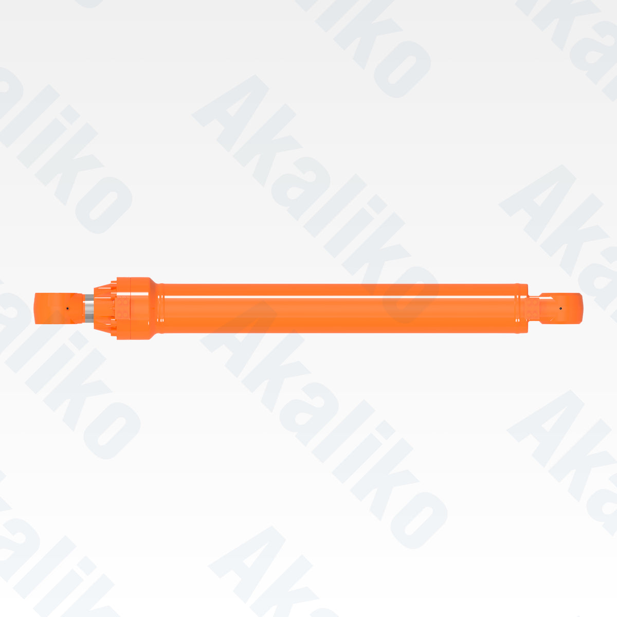 Top view of replacement boom hydraulic cylinder for Hitachi ZX870-3 excavator, OEM part number 4638080/4638081