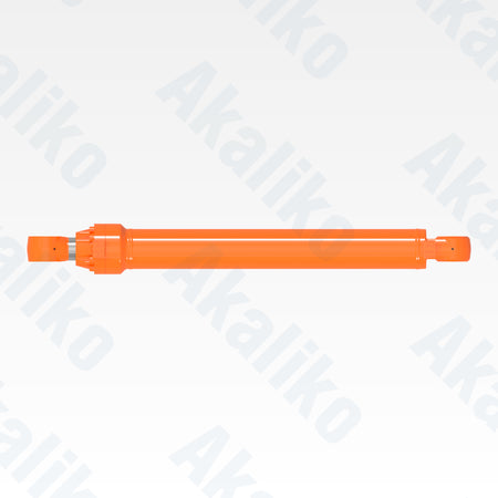 Top view of replacement boom hydraulic cylinder for Hitachi ZX870-3 excavator, OEM part number 4638080/4638081