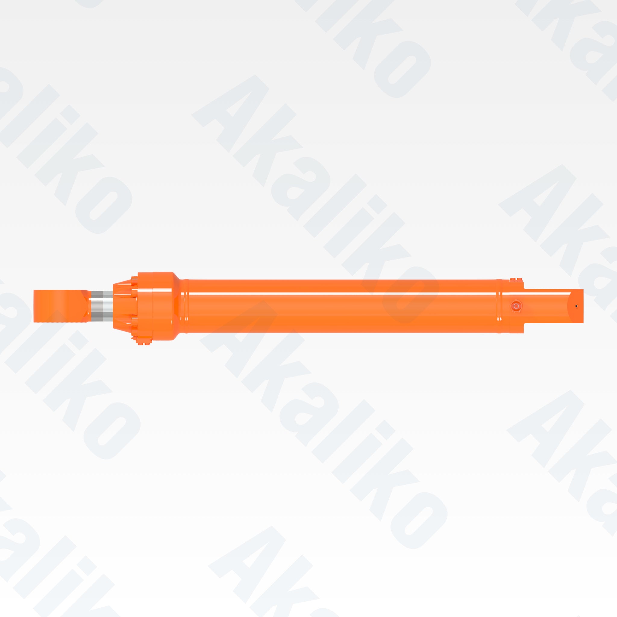 Top view of replacement bucket hydraulic cylinder for Hitachi ZX870-3 excavator, OEM part number 4659271