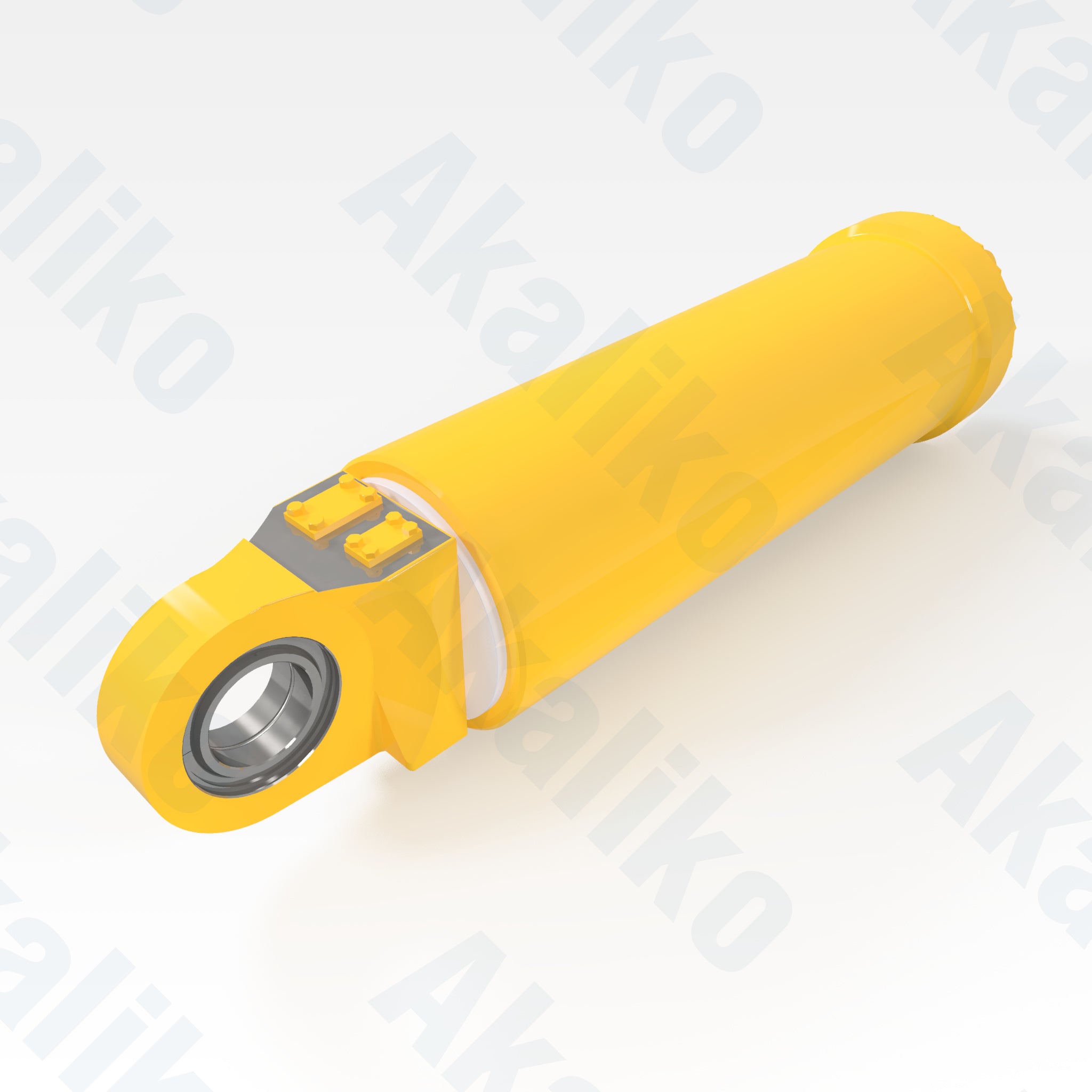 Replacement hoist hydraulic cylinder for Komatsu 930E-4SE dump truck, OEM part number EM8355, aftermarket heavy equipment parts