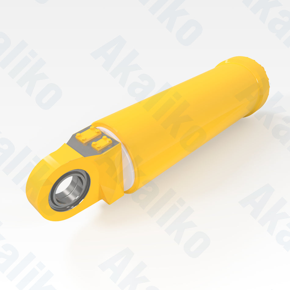 Replacement hoist hydraulic cylinder for Komatsu 930E-4SE dump truck, OEM part number EM8355, aftermarket heavy equipment parts