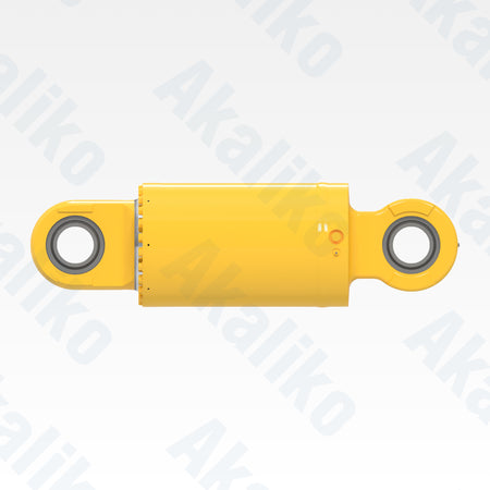 Side view of replacement rear suspension hydraulic cylinder for Komatsu 930E-4SE dump truck, OEM part number EM8847/EM8844