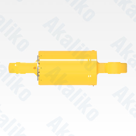 Top view of replacement rear suspension hydraulic cylinder for Komatsu 930E-4SE dump truck, OEM part number EM8847/EM8844