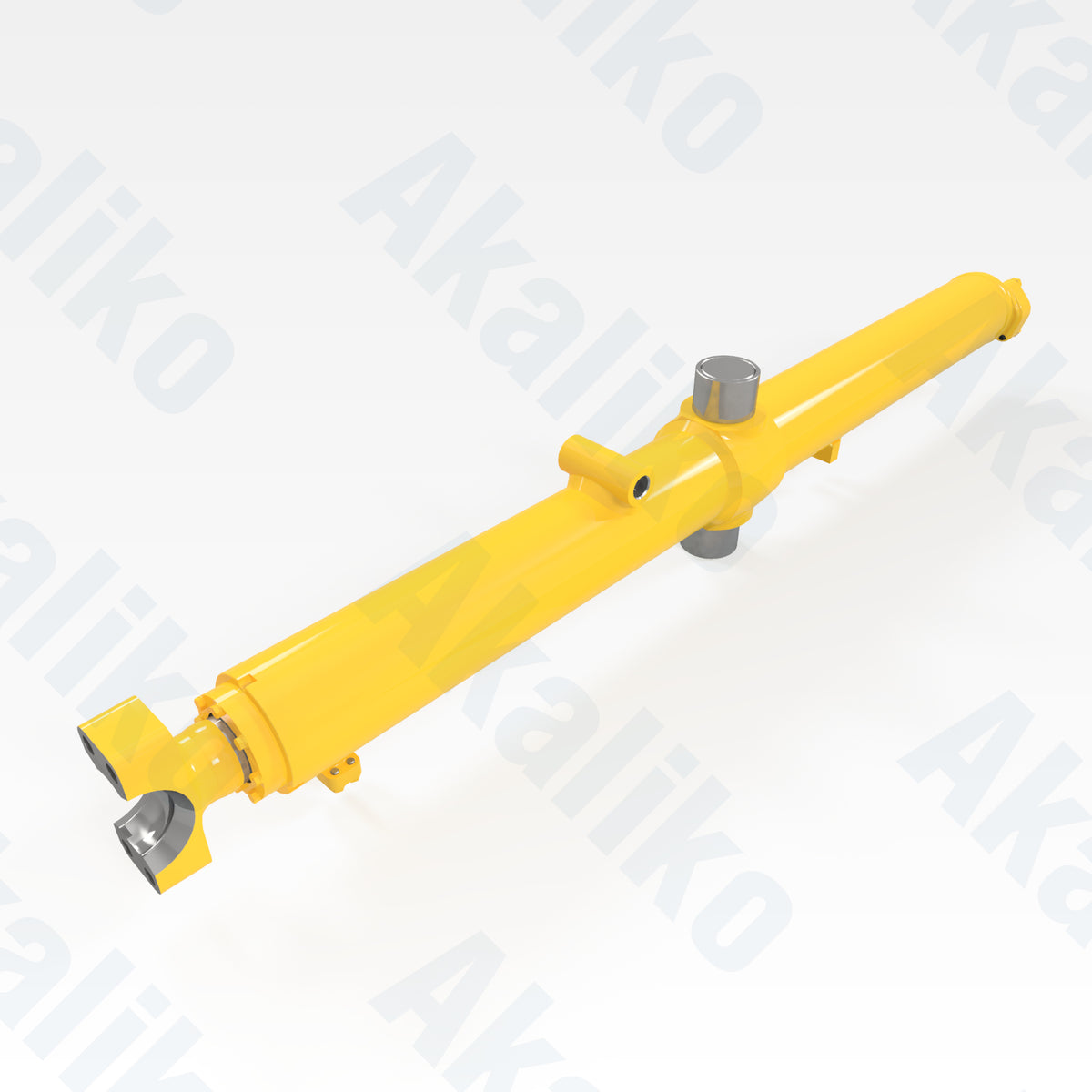 Replacement blade lift hydraulic cylinder for Komatsu D275A-5 track dozer, OEM part number 707-E2-00210, aftermarket heavy equipment parts