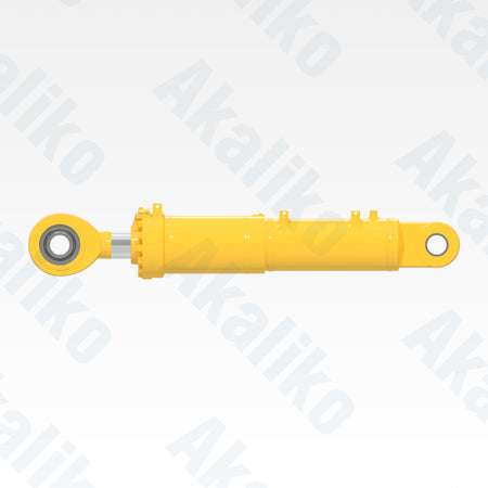 Side view of replacement blade tilt hydraulic cylinder for Komatsu D275A-5 track dozer, OEM part number 707-01-0C160