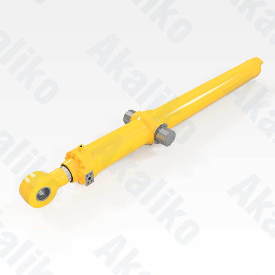 Replacement blade lift hydraulic cylinder for Komatsu D375A-6 track dozer, OEM part number 707-03-00350, aftermarket heavy equipment parts