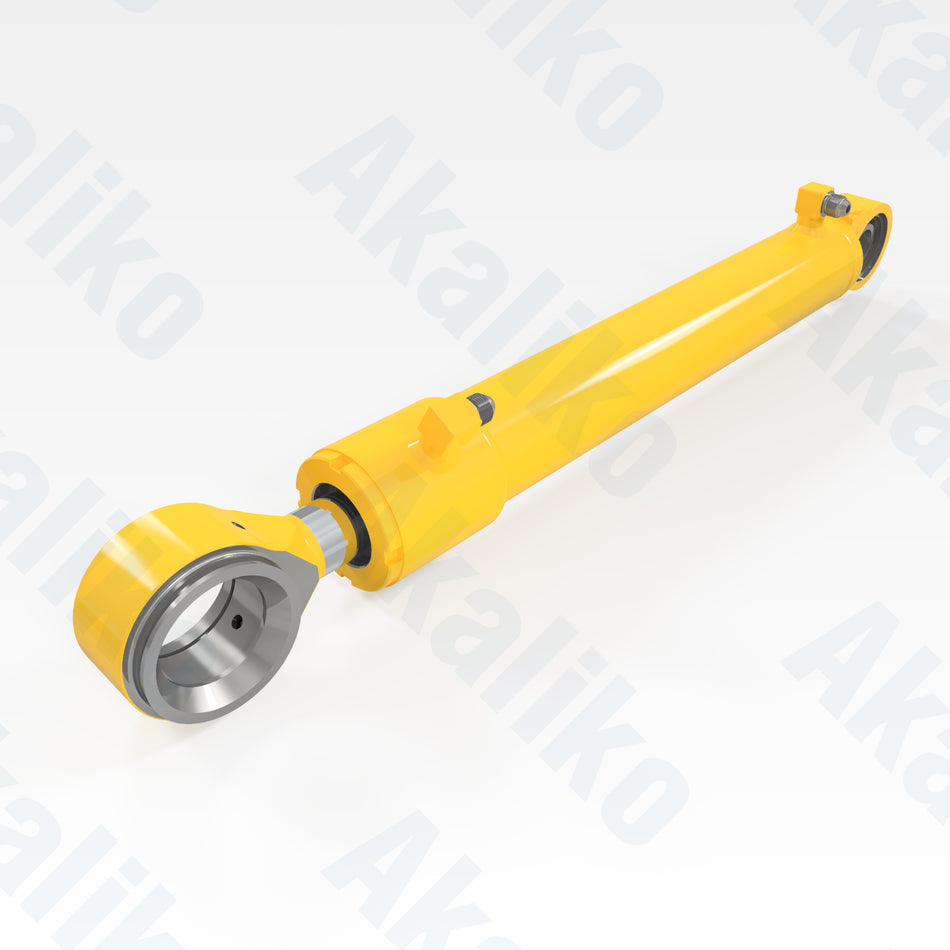 Replacement steering hydraulic cylinder for Komatsu GD825A-2 motor grader, OEM part number 235-63-76500, aftermarket heavy equipment parts