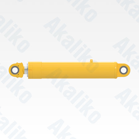 Side view of replacement hoist hydraulic cylinder for Komatsu HD465-7 dump truck, OEM part number 707-09-00040