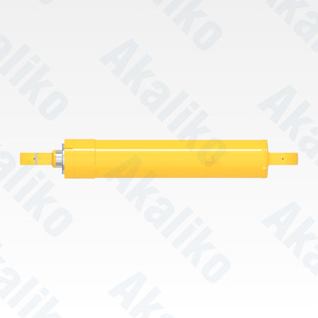 Top view of replacement hoist hydraulic cylinder for Komatsu HD465-7 dump truck, OEM part number 707-09-00040