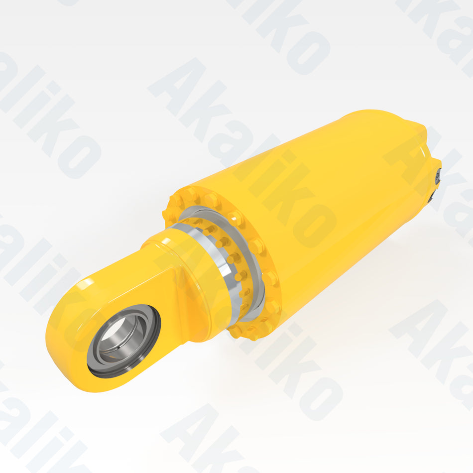 Replacement rear suspension hydraulic cylinder for Komatsu HD465-7 dump truck, OEM part number 569-50-8T202, aftermarket heavy equipment parts