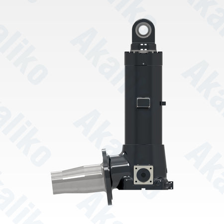 Side view of replacement front suspension hydraulic cylinder for Komatsu HD785-7 dump truck, OEM part number 561-50-8A001