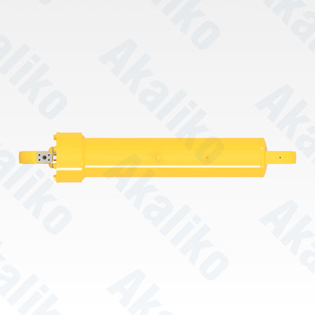 Top view of replacement hoist hydraulic cylinder for Komatsu HD785-7 dump truck, OEM part number 707-E9-00010