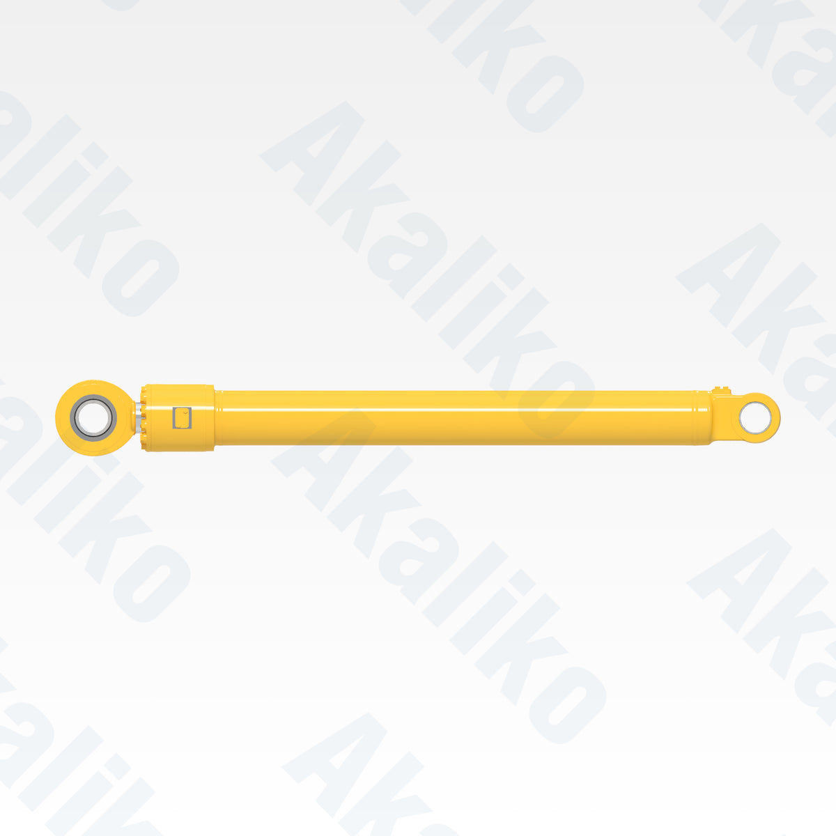 Side view of replacement arm hydraulic cylinder for Komatsu PC1250-8 excavator, OEM part number 707-01-0CC00