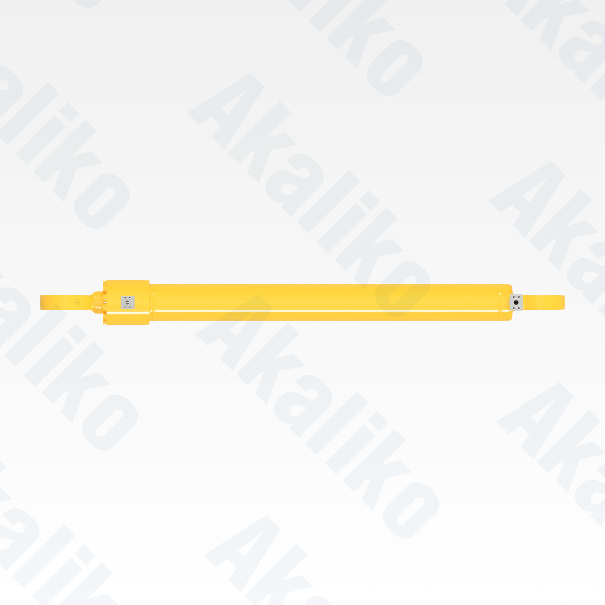 Top view of replacement boom hydraulic cylinder for Komatsu PC1250SP-7 excavator, OEM part number 21N-63-02303