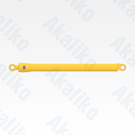 Side view of replacement bucket hydraulic cylinder for Komatsu PC1250SP-7 excavator, OEM part number 21N-63-02351