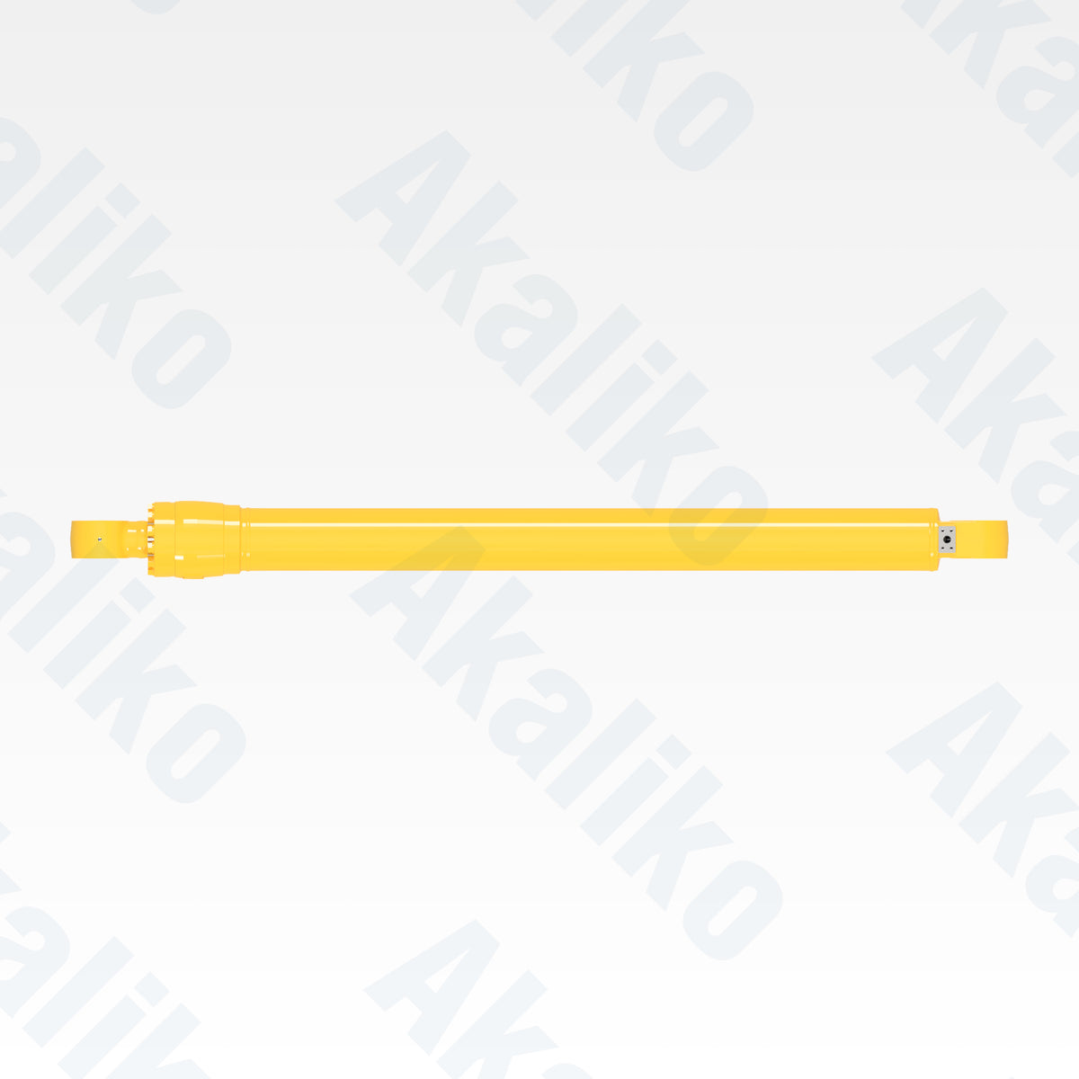 Top view of replacement bucket hydraulic cylinder for Komatsu PC1250SP-7 excavator, OEM part number 21N-63-02351