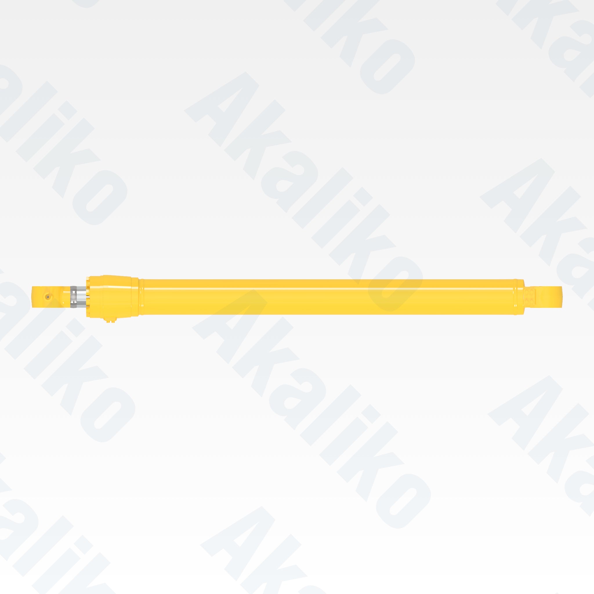 Top view of replacement bucket hydraulic cylinder for Komatsu PC1250SP-8 excavator, OEM part number 707-01-0J772