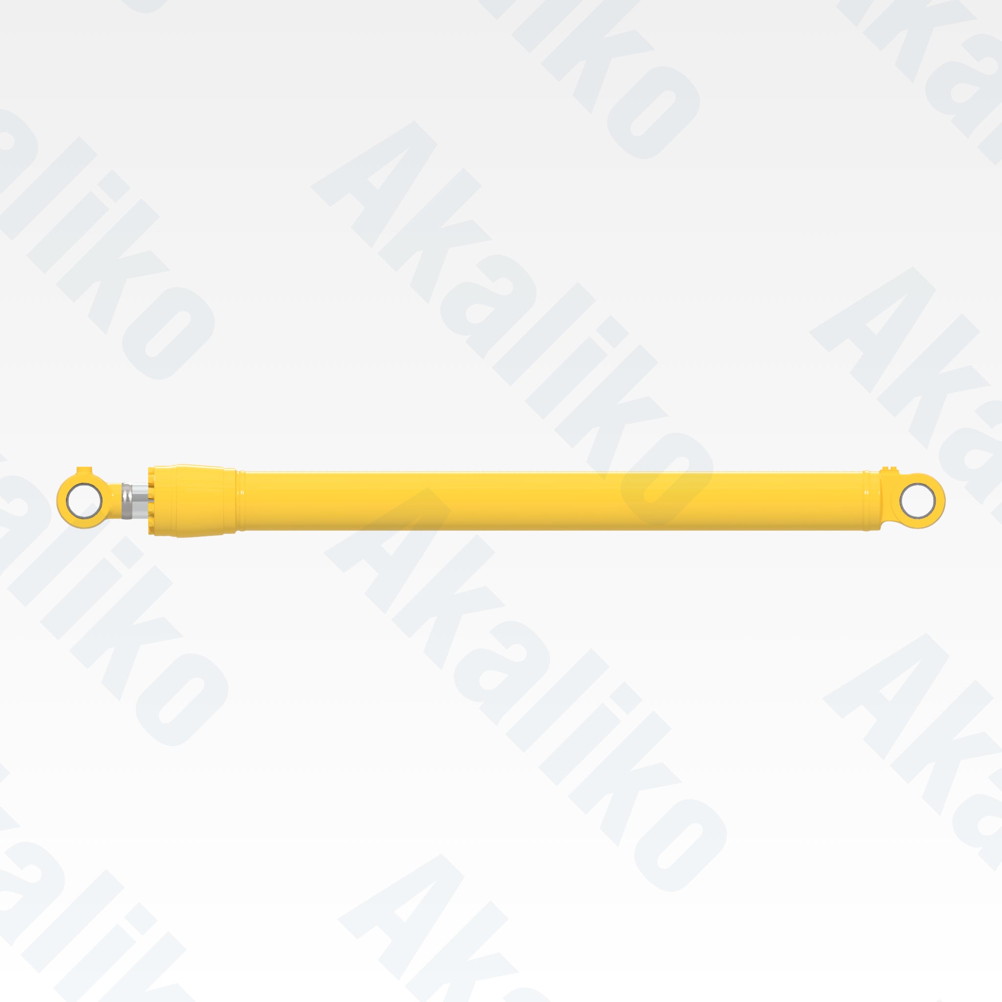 Side view of replacement bucket hydraulic cylinder for Komatsu PC1250SP-8 excavator, OEM part number 707-01-0J782