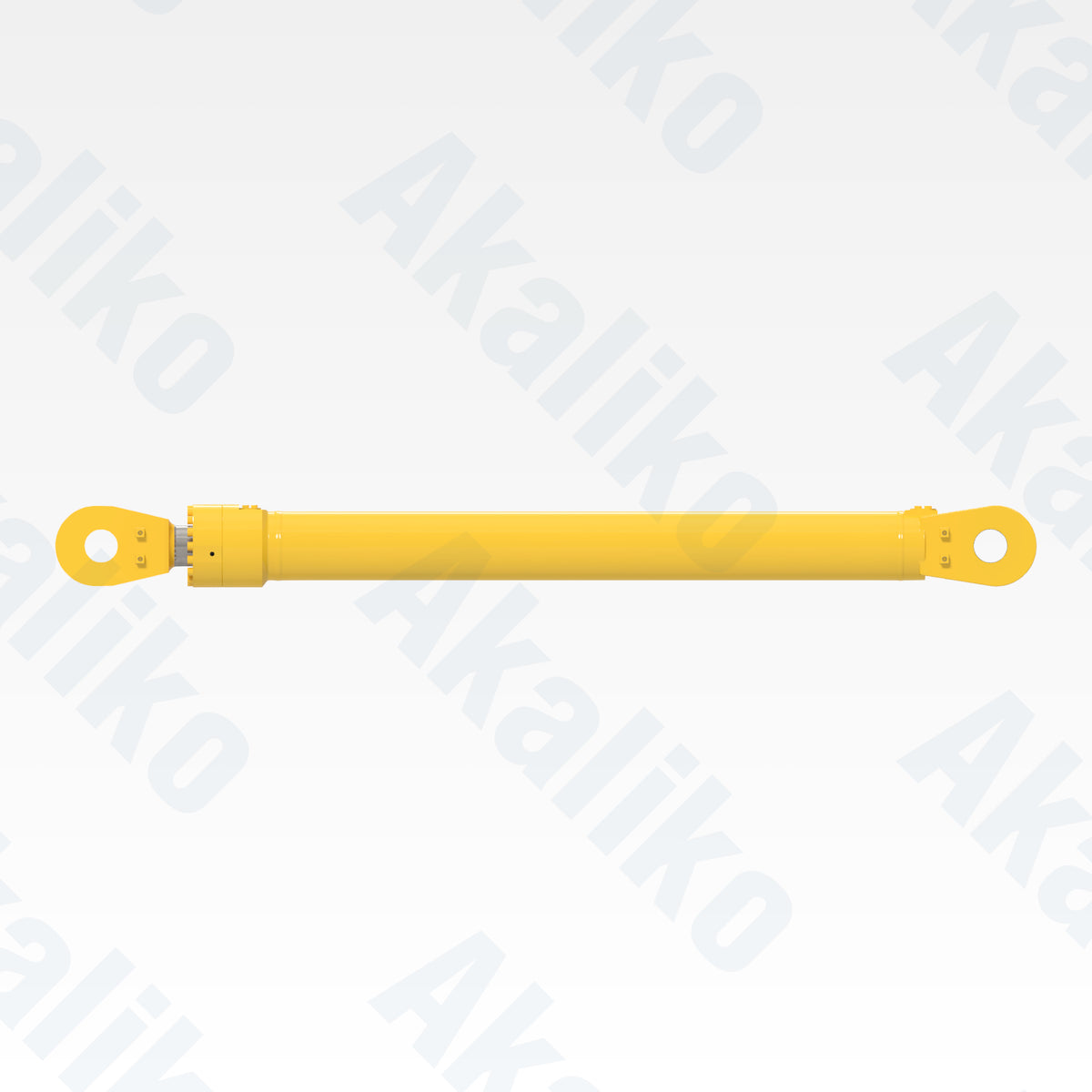 Side view of replacement arm hydraulic cylinder for Komatsu PC2000-8 excavator, OEM part number 707-E1-01850