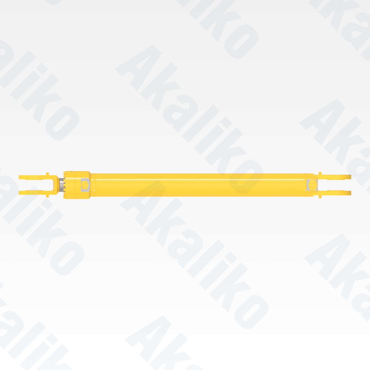 Top view of replacement arm hydraulic cylinder for Komatsu PC2000-8 excavator, OEM part number 707-E1-01850