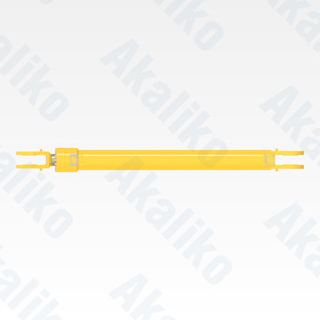 Top view of replacement arm hydraulic cylinder for Komatsu PC2000-8 excavator, OEM part number 707-E1-01850
