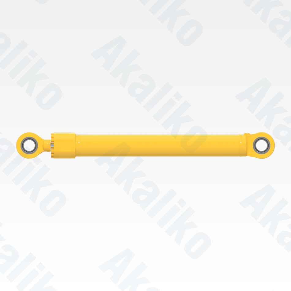 Side view of replacement boom hydraulic cylinder for Komatsu PC2000-8 excavator, OEM part number 707-01-0K760