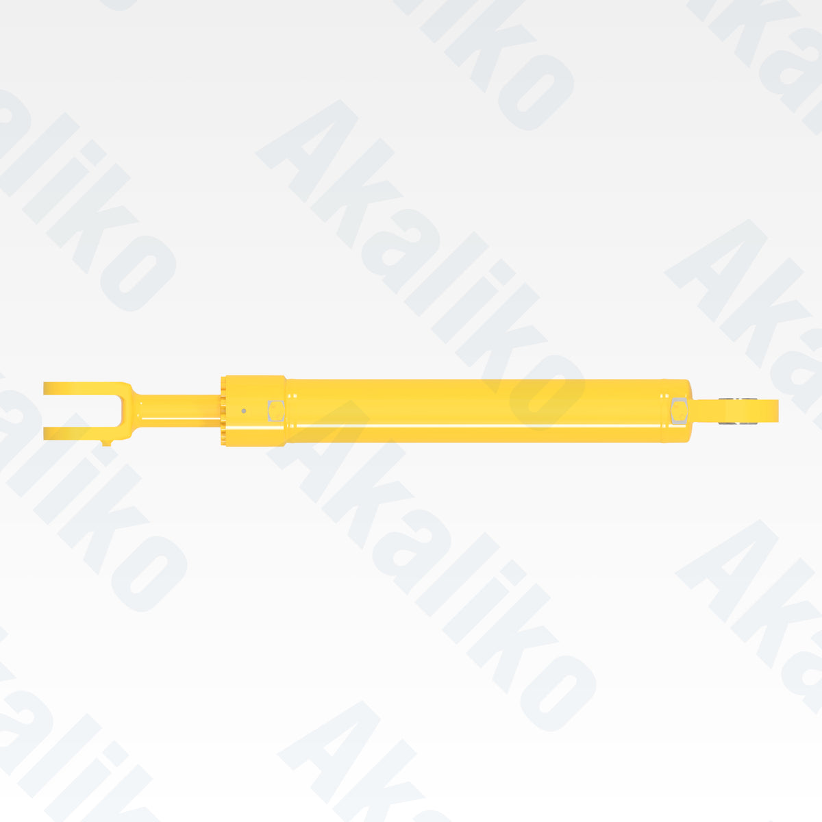 Top view of replacement boom hydraulic cylinder for Komatsu PC2000-8 excavator, OEM part number 707-E1-01830