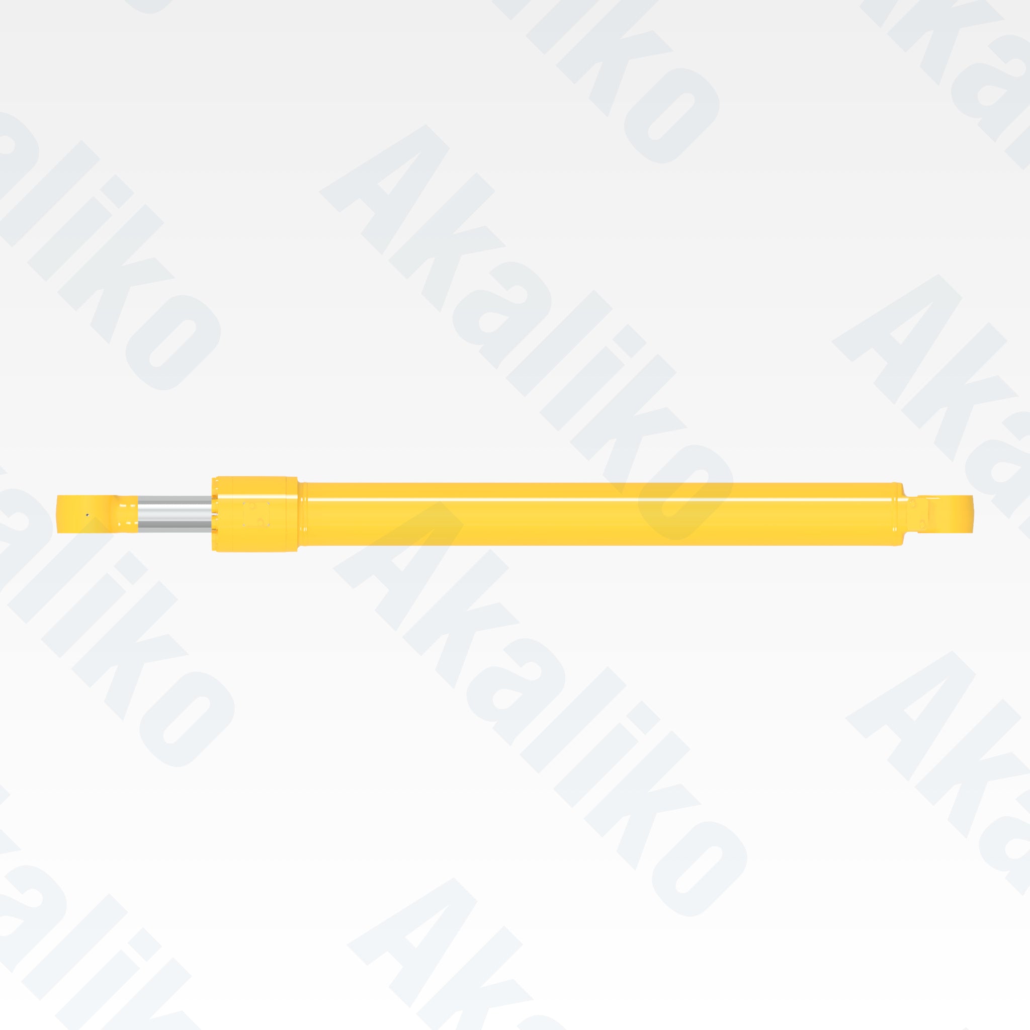 Top view of replacement bucket hydraulic cylinder for Komatsu PC2000-8 excavator, OEM part number 707-01-0K790