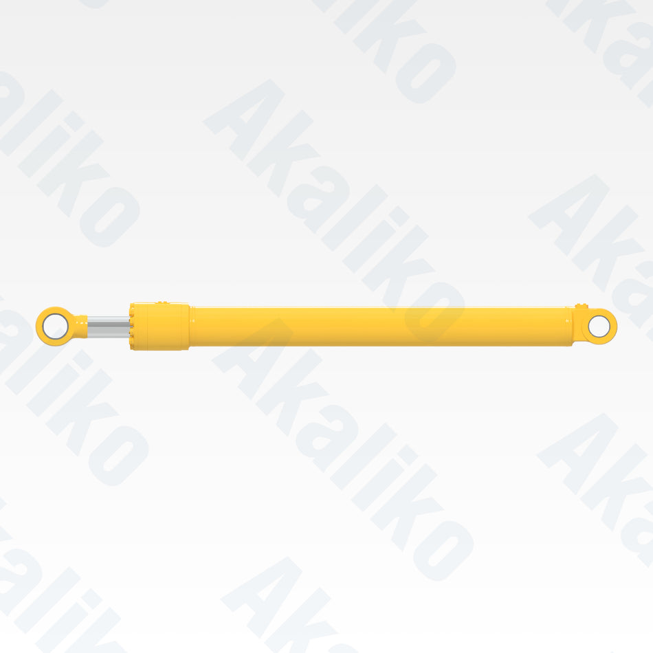 Side view of replacement bucket hydraulic cylinder for Komatsu PC2000-8 excavator, OEM part number 707-E1-00660