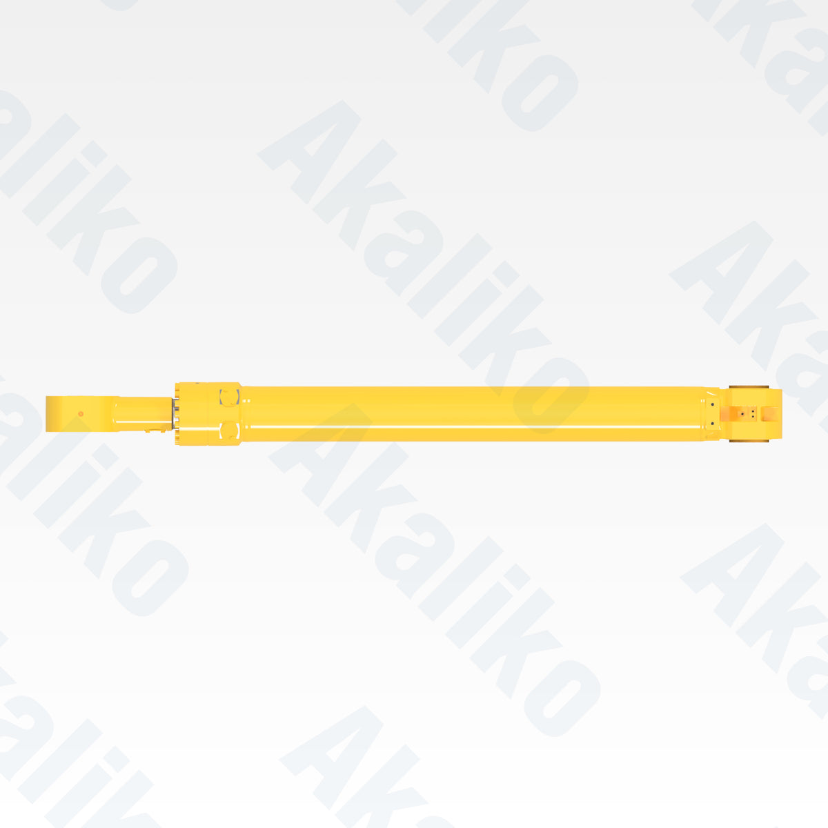 Top view of replacement bucket hydraulic cylinder for Komatsu PC2000-8 excavator, OEM part number 707-E1-01870