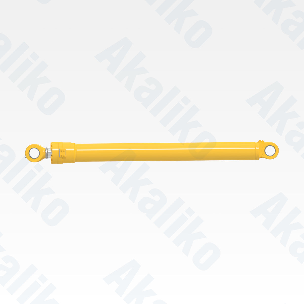 Side view of replacement arm hydraulic cylinder for Komatsu PC300-8 excavator, OEM part number 707-01-0C601