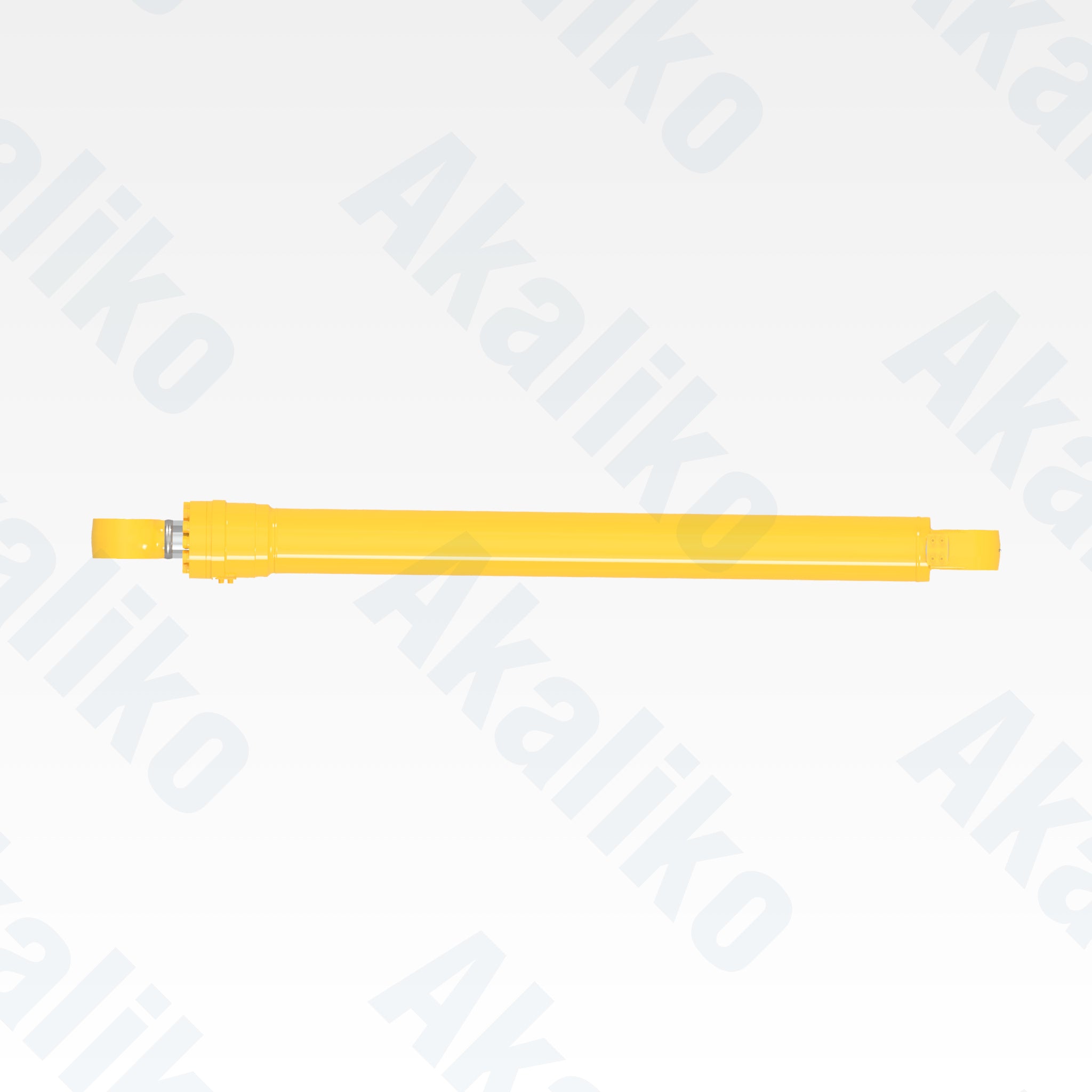 Top view of replacement arm hydraulic cylinder for Komatsu PC300-8 excavator, OEM part number 707-01-0C601
