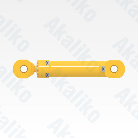 Side view of replacement clam hydraulic cylinder for Komatsu PC4000-6 excavator, OEM part number 989 975 40